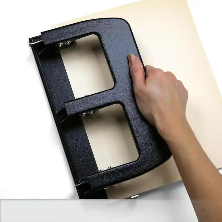 Officemate 3-Hole Punch – Medium Duty, 30-Sheet Capacity with Ergonomic Handle