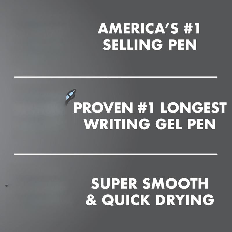 Pilot G2 Premium Gel Roller Pens 0.7, Fine Point Smooth Writing Pens Black, Pack of 12