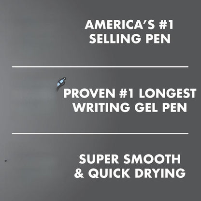 Pilot G2 Premium Gel Roller Pens 0.7, Fine Point Smooth Writing Pens Black, Pack of 12