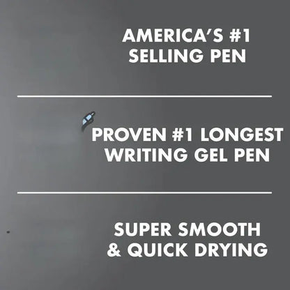 Pilot G2 Premium Gel Roller Pens 0.7, Fine Point Smooth Writing Pens Black, Pack of 12