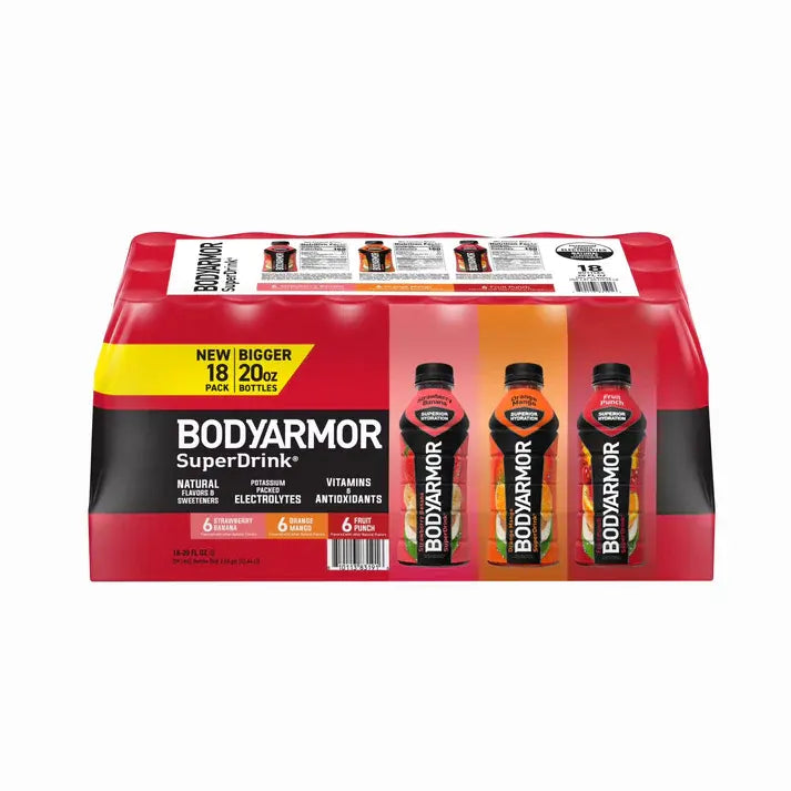 BODYARMOR Sports Drink Variety Pack – Electrolytes, Antioxidants & Coconut Water Hydration