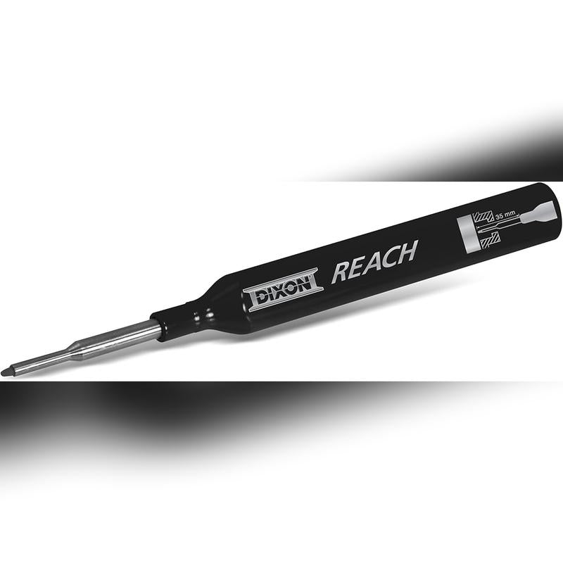 DIXON Industrial REACH- Deep Hole Permanent Marker, Black, 6-Count
