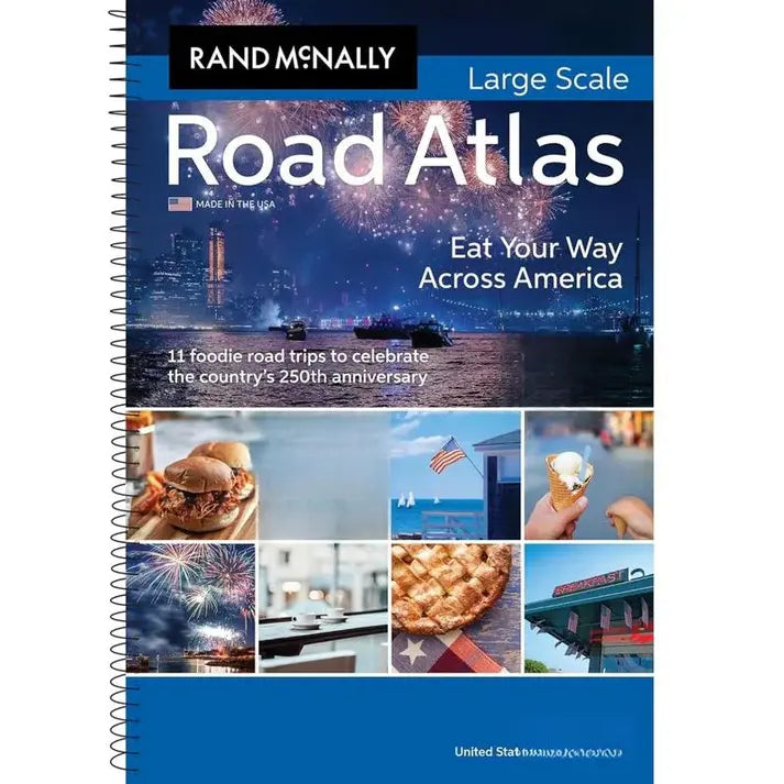Rand McNally Road Atlas 2026 – United States, Canada & Mexico, Spiral-Bound, 304 Pages