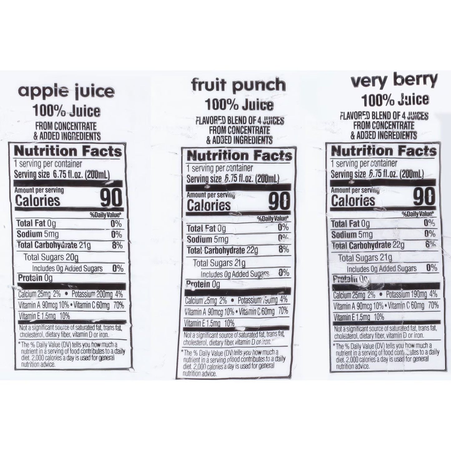 Apple & Eve 100% Juice Variety Pack – No Added Sugar, Real Fruit Juice for the Whole Family