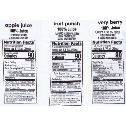 Apple & Eve 100% Juice Variety Pack – No Added Sugar, Real Fruit Juice for the Whole Family