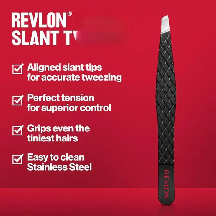 Revlon Expert Slant Tweezer High Precision Stainless Steel