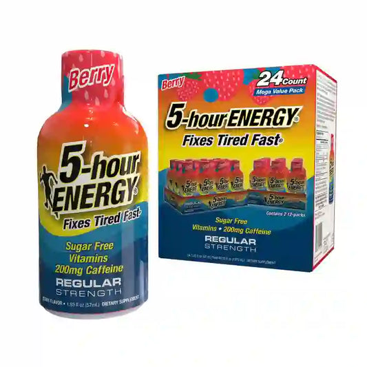 5-hour ENERGY® Shot – Classic Berry Flavor, Original Energy Boost