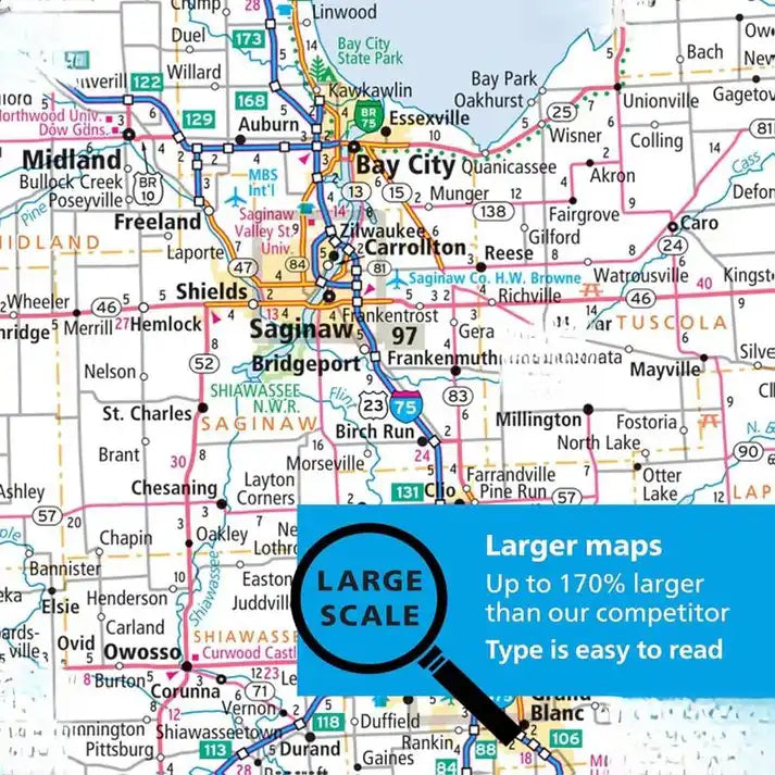 Rand McNally Road Atlas 2026 – United States, Canada & Mexico, Spiral-Bound, 304 Pages