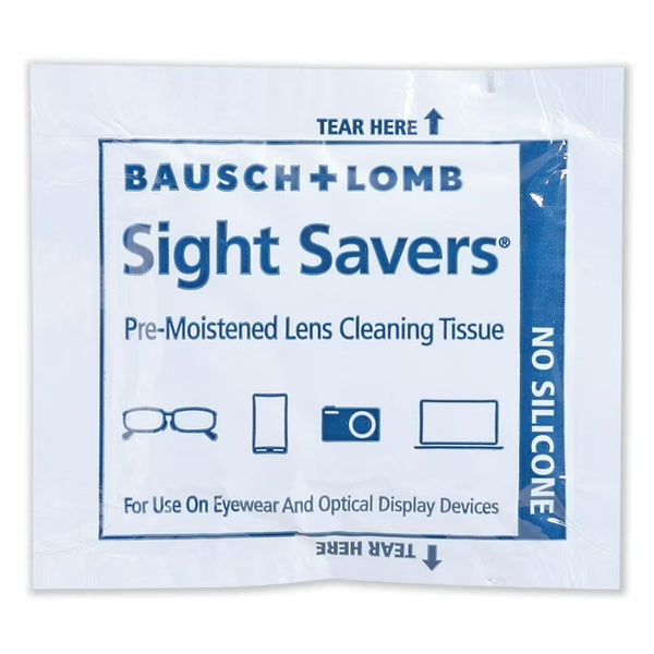Pre-Moistened Lens Cleaning Wipes – Easy-Dispense 5" x 8" Tissues for Glasses, Screens & Safety Gear