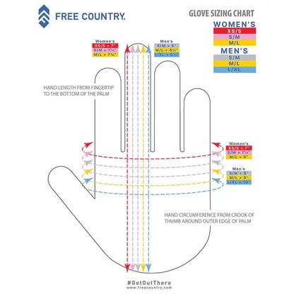 Free Country Adult Softshell Gloves