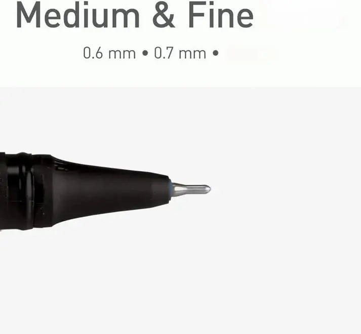 Pentonic Gel Pens Set – 12 Vibrant Colors | Smooth Ink Flow | Extra Fine, Fine & Medium Tips