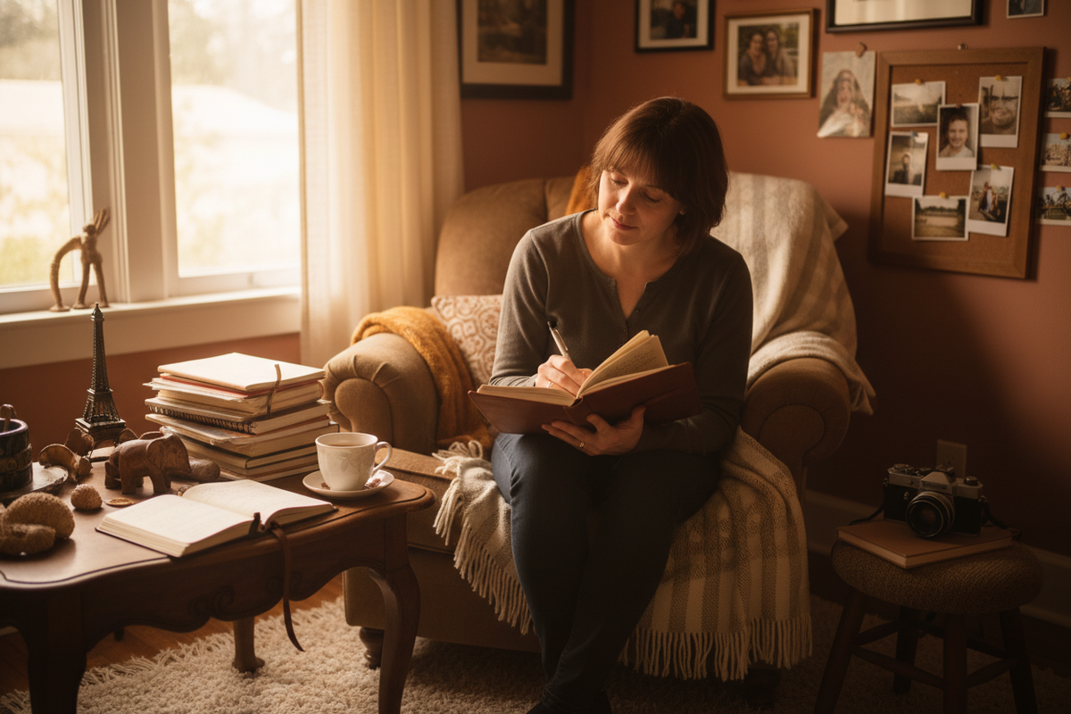 an image describing personal experience in a image