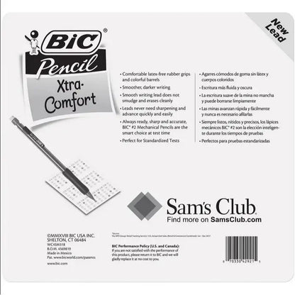 BIC Matic Grip Mechanical Pencil, HB #2, 0.7mm, 32 Pencils