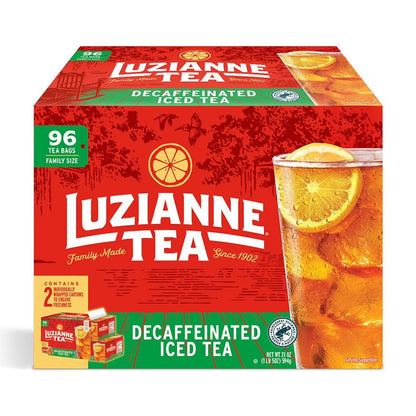 Luzianne® Decaffeinated Tea Bags – Smooth, Refreshing Flavor for Any Time of Day