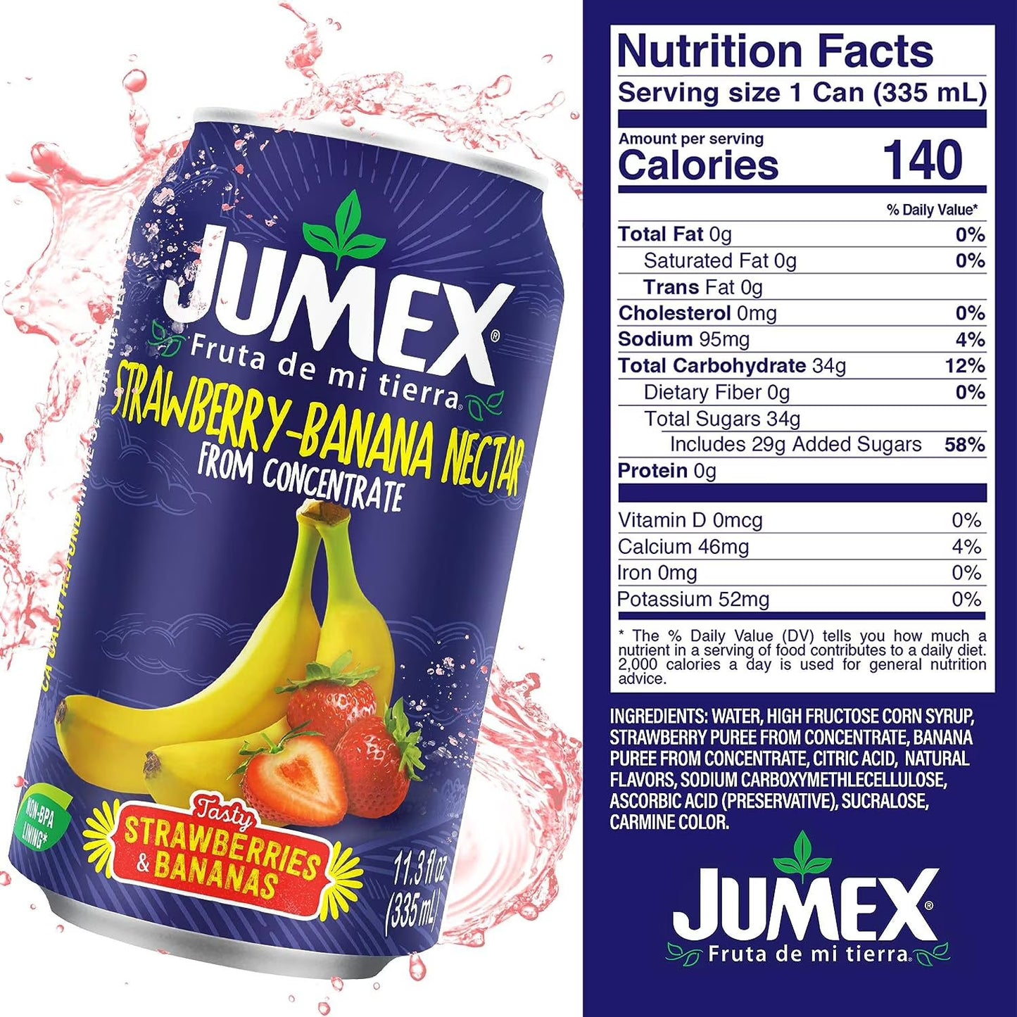 Jumex Tropical Juice Variety Pack – Mango, Guava & Strawberry Banana Nectar Drinks
