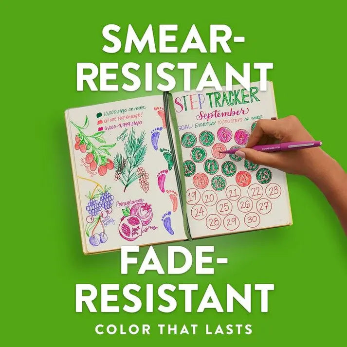 Paper Mate Flair Pens – 20 Pack, Assorted Colors, Felt Tip, Quick-Drying