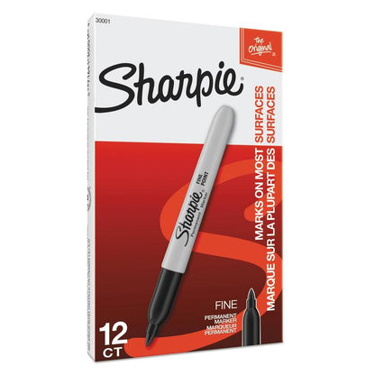 Sharpie Permanent Marker - Fine Point - Select Color - 12 ct.