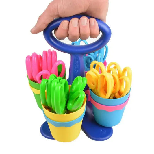 Westcott 95pc Classroom Essentials Set – 24 Kids’ Scissors with Anti-Microbial Protection