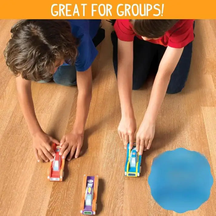 Wooden Race Car Building Kit – Paint & Assemble 3 Cars with Stickers & Tools