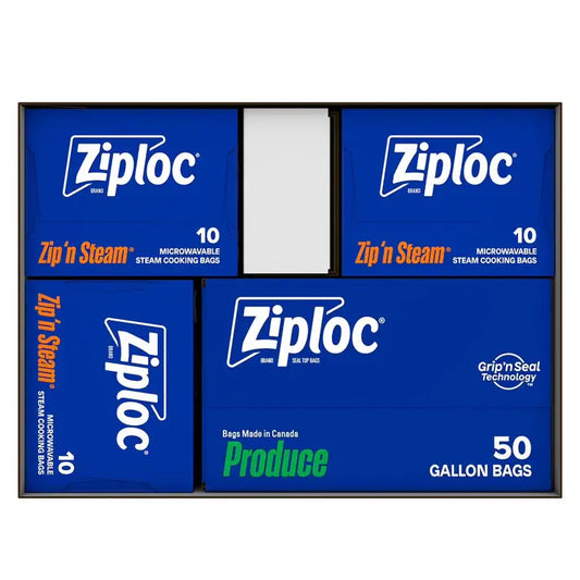 Ziploc® Store & Steam Variety Pack, 80 Count