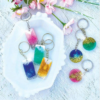 Resin Art Kit – DIY Casting Set with Molds, Inks, Glitter & Tools