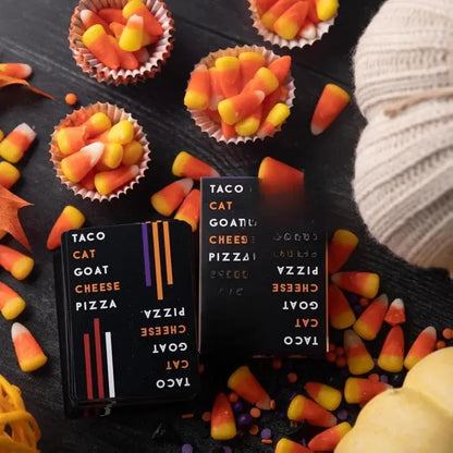 Taco Cat Goat Cheese Pizza – Halloween Edition Card Game, Ages 8+, Fast-Paced Party Fun