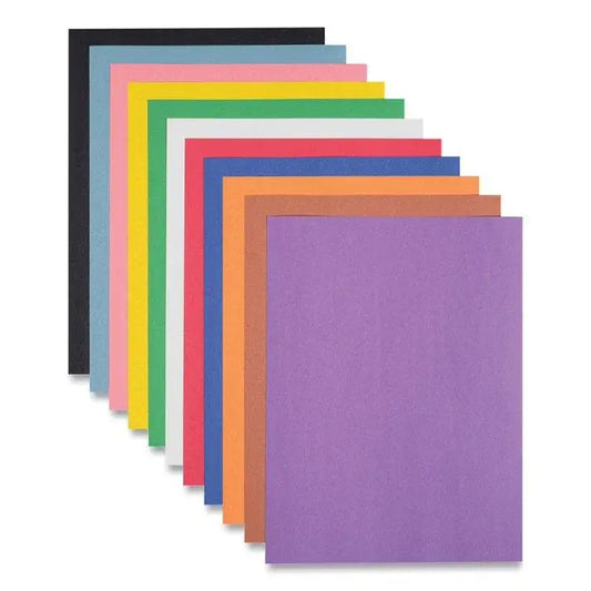 Construction Paper Smart-Stack, 58 lbs., 9 x 12 - Assorted, 300 Sheets per Pack