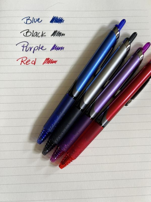 Pilot Precise V10 Retractable Rolling Ball Pens, Bold Point, 1.0 mm, Assorted, Pack Of 4 Pens