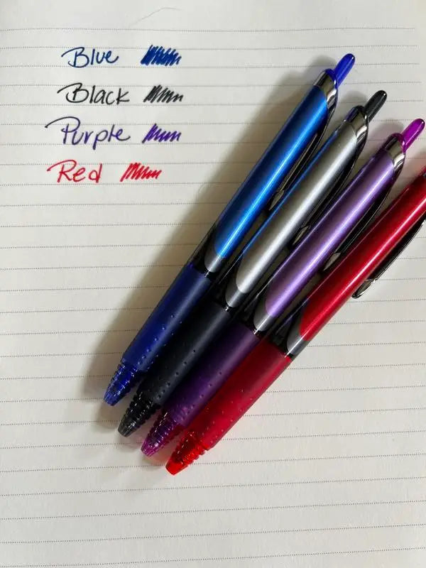 Pilot Precise V10 Retractable Rolling Ball Pens, Bold Point, 1.0 mm, Assorted, Pack Of 4 Pens