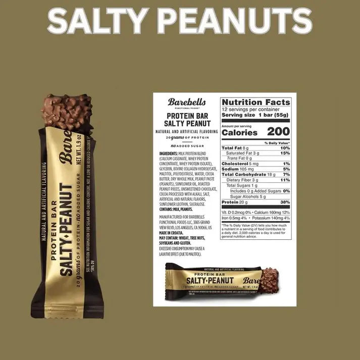 Barebells Protein Bars 6-Pack On-the-Go Balanced Diet Snacks - Choose Your Flavour