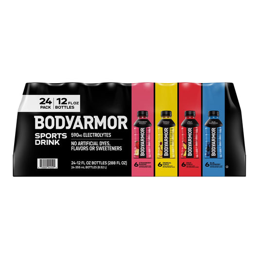 BODYARMOR Sports Drink Variety Pack – Potassium-Packed Electrolyte Hydration for Athletes