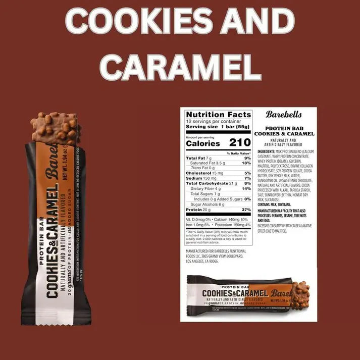 Barebells Protein Bars 6-Pack On-the-Go Balanced Diet Snacks - Choose Your Flavour