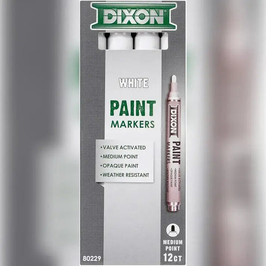 Dixon Paint Markers, Medium Tip, Box of 12