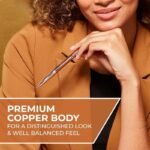 Sharpie S-Gel Gel Pen Copper Metal Body Medium Point 0.7mm Black Ink No Smear No Bleed Includes 1 Pen 1 - view 4