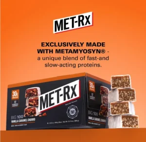 MET-Rx Big 100 Protein Bars 32g Meal Replacement 9 Pack - view 2