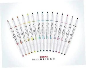 Zebra Mildliner Double Ended Highlighters 15 Pack Set - view 2