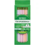 Ticonderoga Pastel #2 Pencils Pre-Sharpened 10 Pack