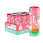 Alani Nu Strawberry Sunrise Sugar-Free Energy Drink, 200mg Caffeine, 12 fl oz Cans, 12 Count