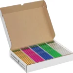 Ticonderoga Wooden Pencils, Pre-Sharpened, #2 HB Soft Lead, Metallic Colored, 150-Count