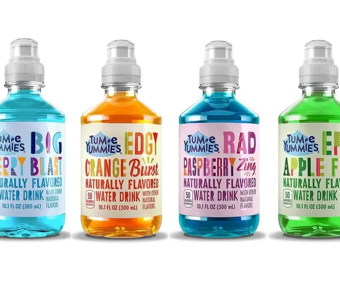 Tum-E Yummies Kids' Fruit Flavored Water Drink, Big Berry Blast, Edgy Orange Burst, Rad Raspberry Zing, Epic Apple Flip, 10.1 fl oz, 12-Pack