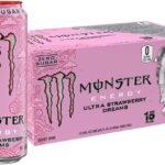 Monster Energy Ultra Strawberry Dreams Sugar-Free Energy Drink, 16 fl oz Cans, 15-Pack