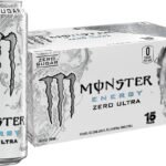 Monster Energy Zero Ultra Sugar-Free Energy Drink, 16 fl oz Cans, 15-Pack