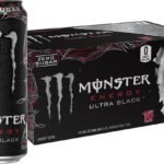 Monster Energy Ultra Black Sugar-Free Energy Drink, 16 fl oz Cans, 15-Pack