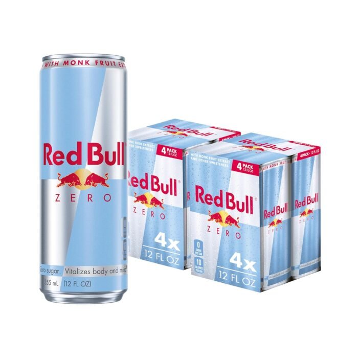 Red Bull Zero Energy Drink, 12 fl oz Cans, 8-Pack