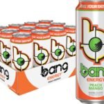 Bang Energy Peach Mango Sugar-Free Energy Drink, 300mg Caffeine, 16 fl oz Cans, 12-Pack