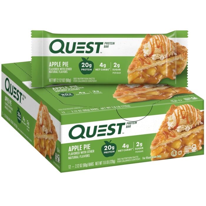 Quest Nutrition Apple Pie Protein Bars, 12 Count
